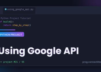 Using Google API Python project tutorial