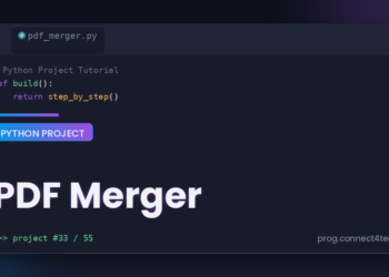 PDF Merger Python project tutorial