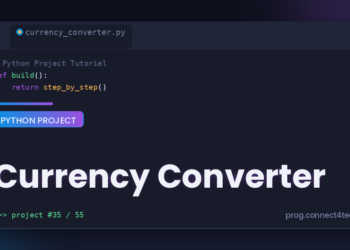 Currency Converter Python project tutorial