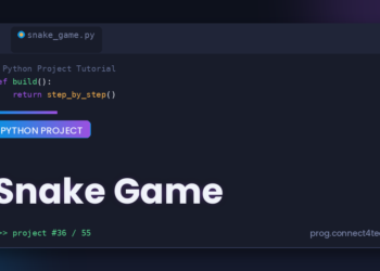 Snake Game Python project tutorial