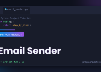 Email Sender Python project tutorial