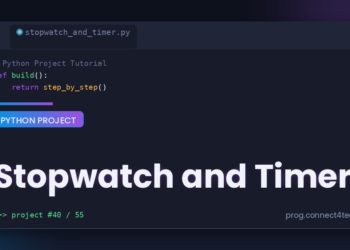 Stopwatch and Timer Python project tutorial