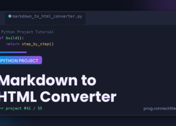 Markdown to HTML Converter Python project tutorial