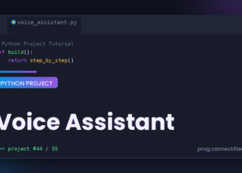 Voice Assistant Python project tutorial