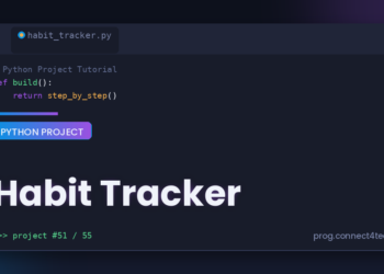 Habit Tracker Python project tutorial