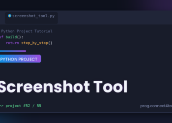 Screenshot Tool Python project tutorial
