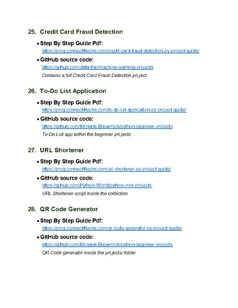 55 Python Projects with References and Source Code Your Complete Hands-On Guide